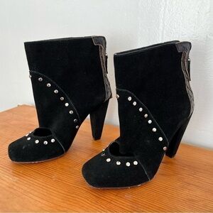 Kathryn Amberleigh Black Suede
Studded Booties